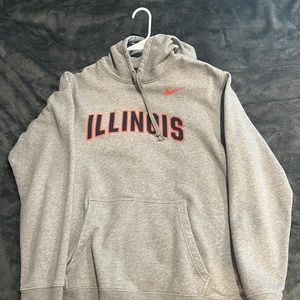 Nike Grey Illinois Fighting Illini Men’s XL Sweatshirt